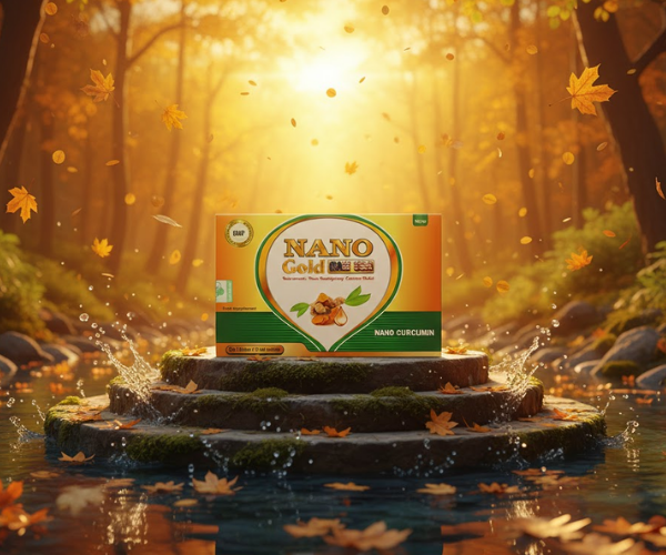 Viên uống Nano Gold Cali USA New bảo vệ và giảm nguy cơ viêm loét dạ dày (Hộp 6 vỉ x 10 viên)