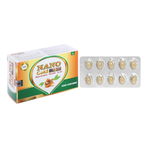 Viên uống Nano Gold Cali USA New bảo vệ và giảm nguy cơ viêm loét dạ dày Viên uống Nano Gold Cali USA New bảo vệ và giảm nguy cơ viêm loét dạ dày