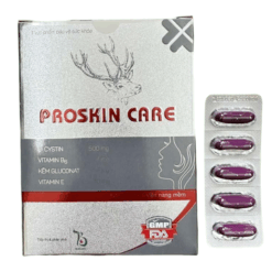 Viên uống Proskin Care hỗ trợ đẹp da, ngăn ngừa lão hóa