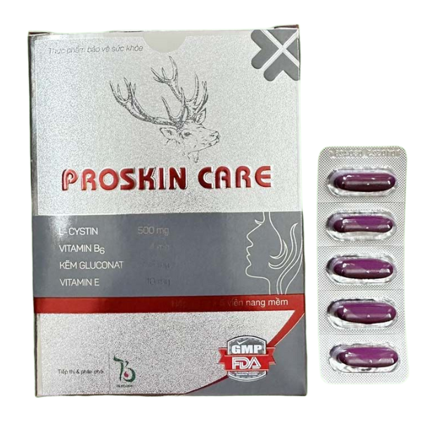 Viên uống Proskin Care hỗ trợ đẹp da, ngăn ngừa lão hóa Viên uống Proskin Care hỗ trợ đẹp da, ngăn ngừa lão hóa