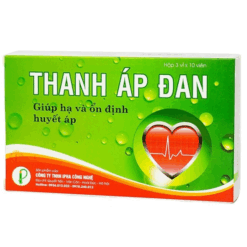 Viên uống Thanh áp đan điều trị hạ huyết áp và giảm mỡ máu