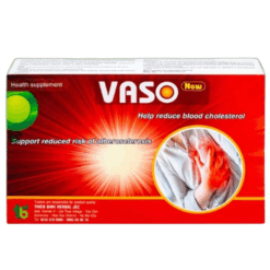 Viên uống Vaso New Thiên Bình giảm mỡ máu hỗ trợ tăng cường sức khỏe tim mạch