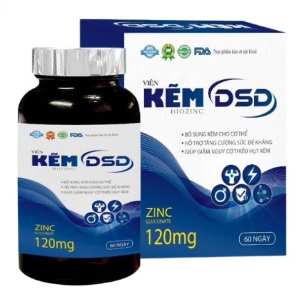 Viên uống kẽm DSD Biozinc hỗ trợ tăng cường hệ miễn dịch Viên uống kẽm DSD Biozinc hỗ trợ tăng cường hệ miễn dịch