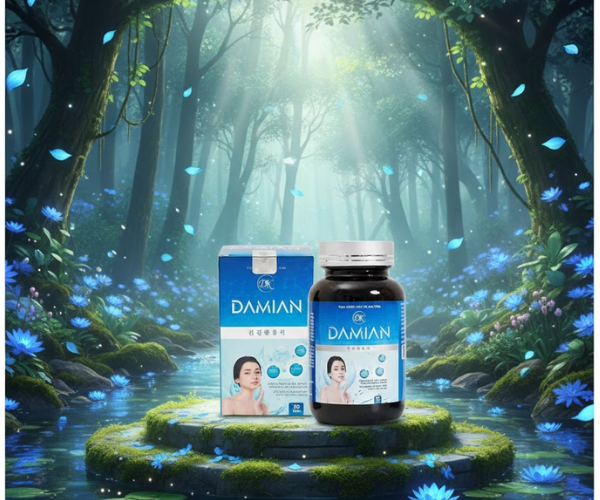 Viên uống trắng da Damian giúp mờ nám, trắng da hiệu quả (Hộp 30 viên)
