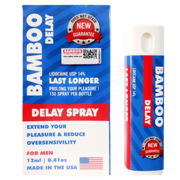 Xịt chống xuất tinh sớm Bamboo Delay Spray US Xịt chống xuất tinh sớm Bamboo Delay Spray US