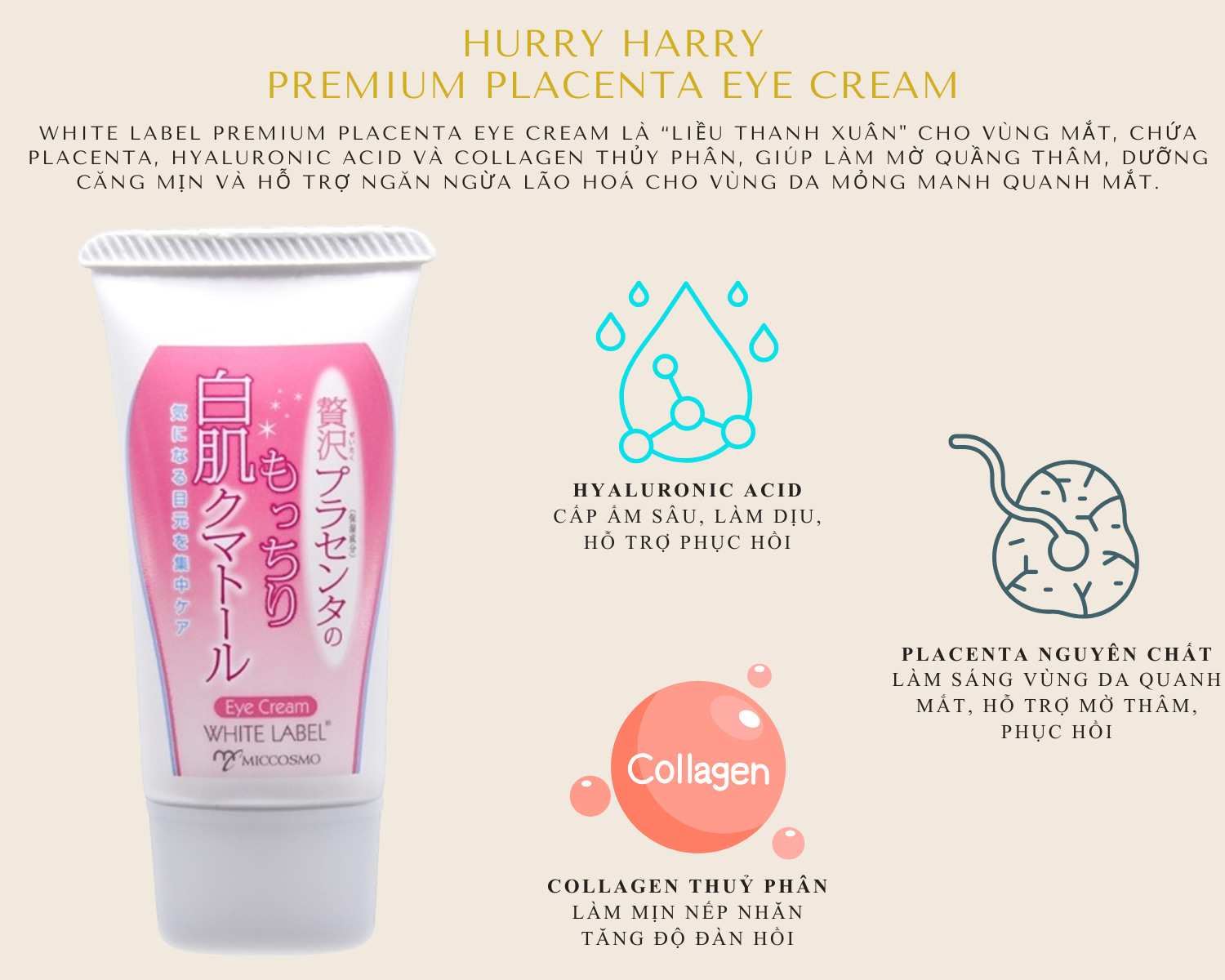 uống gì để trị thâm quầng mắt