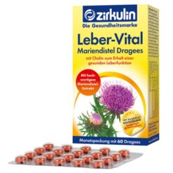 Viên uống bổ gan Zirkulin Leber Vital Mariendistel Hochdosiert tăng cường chức năng gan, giải độc gan hộp 30 viên