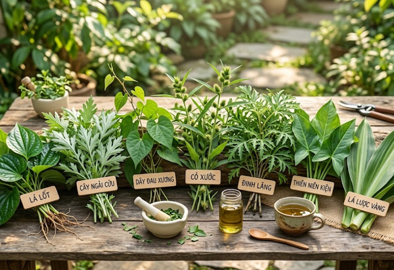 Các loại cây thuốc nam chữa bệnh xương khớp thường dùng trong dân gian