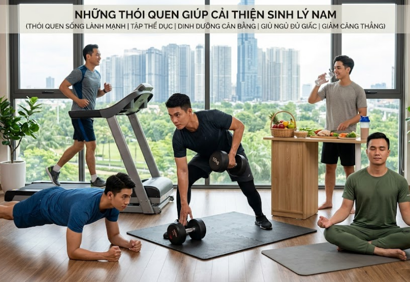 Những thói quen giúp cải thiện sinh lý nam