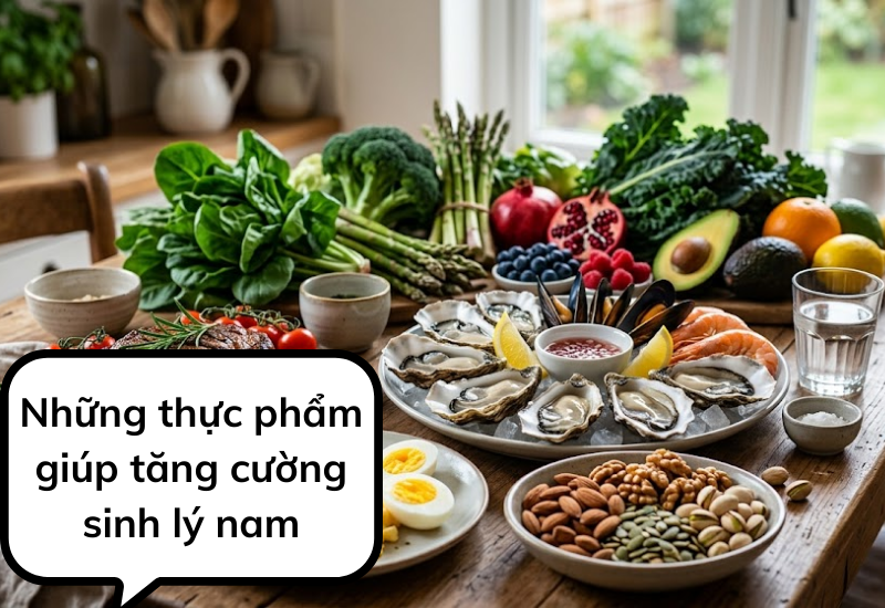 Những thực phẩm giúp tăng cường sinh lý nam