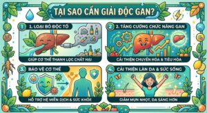 Vì sao cần giải độc gan