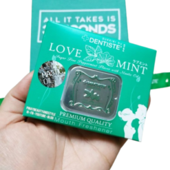 Kẹo ngậm Love Mint Dentiste giúp thơm miệng và hỗ trợ tăng hưng phấn (Hộp 20 viên)