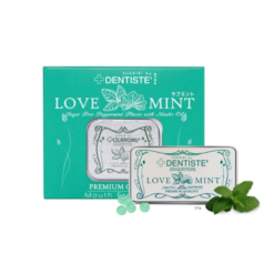 Kẹo ngậm Love Mint Dentiste giúp thơm miệng và hỗ trợ tăng hưng phấn (Hộp 20 viên)
