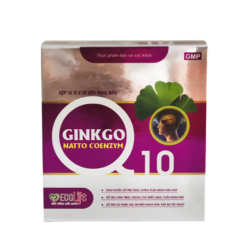 Viên uống Ginkgo Natto Coenzym Q10 Ecolife Abipha hỗ trợ tăng cường lưu thông máu não (Hộp 10 vỉ x 10 viên)