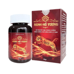 Viên uống Mãnh Hổ Vương Halifa Bạch Liên Đường giúp hỗ trợ bổ thận tráng dương và tăng cường sinh lực phái mạnh (Hộp 1 lọ 150 viên)