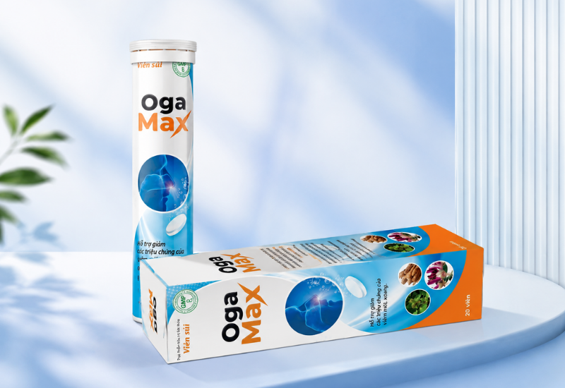 Viên uống sủi Ogamax Fresh Life T&A Việt Nam hỗ trợ cải thiện các triệu chứng viêm xoang, viêm mũi dị ứng (Hộp 1 lọ 20 viên)