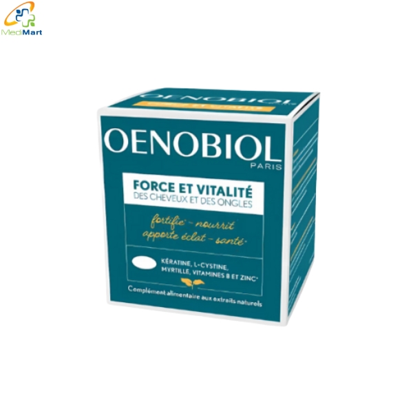 Viên uống chắc khỏe tóc Oenobiol Force Et Vitalite (Hộp 60 viên) Vien-uong-chac-khoe-toc-Oenobiol-Force-Et-Vitalite-Hop-60-vien