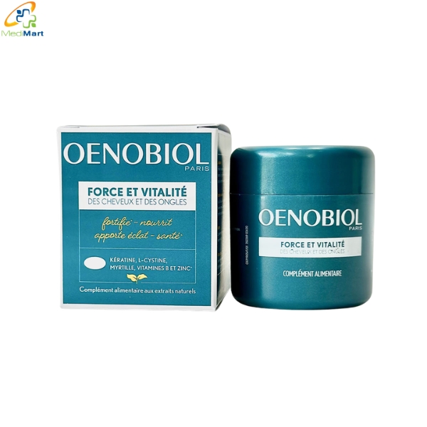 Viên uống chắc khỏe tóc Oenobiol Force Et Vitalite (Hộp 60 viên) Vien-uong-chac-khoe-toc-Oenobiol-Force-Et-Vitalite-Hop-60-vien