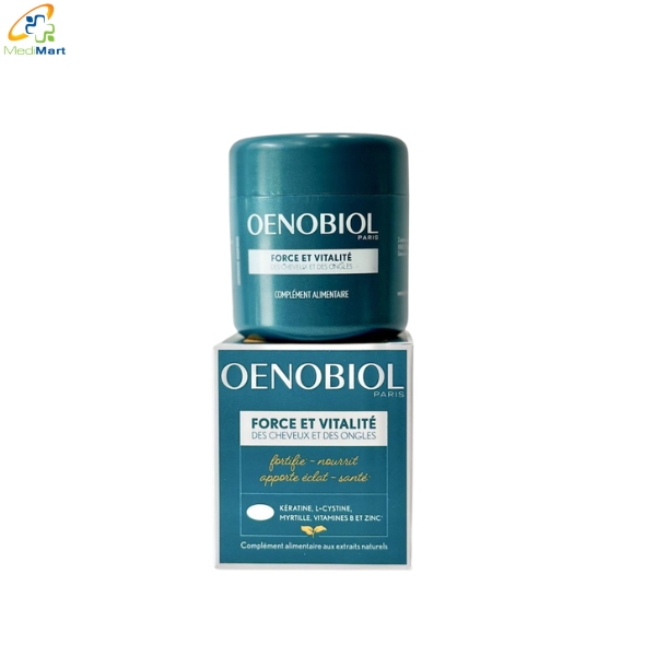 Viên uống chắc khỏe tóc Oenobiol Force Et Vitalite (Hộp 60 viên) Vien-uong-chac-khoe-toc-Oenobiol-Force-Et-Vitalite-Hop-60-vien