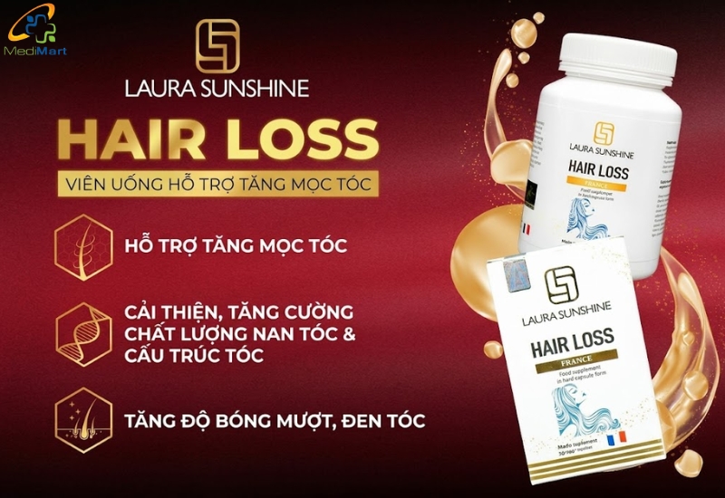 Vien-uong-Hair-Loss-Laura-Sunshine-ho-tro-giam-rung-toc-kich-thich-moc-toc-va-giup-toc-day-chac-khoe-tu-thanh-phan-tu-nhien-Hop-60-vien