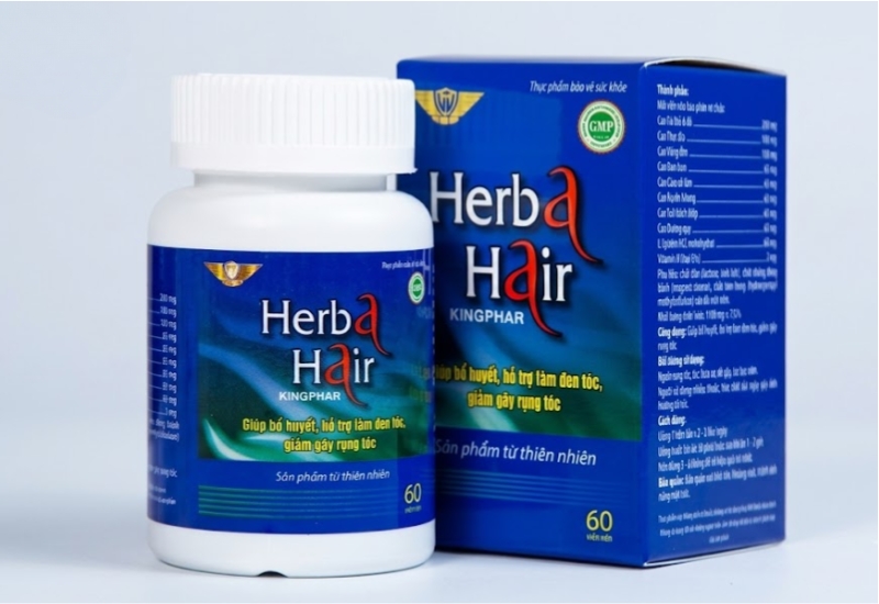 Vien-uong-Herba-Hair-Kingphar-ho-tro-duong-toc-lam-den-toc-giam-gay-rung-Hop-60-vien