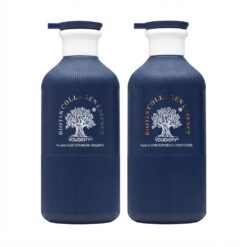 Bộ dầu gội xả Biotin Collagen Essence Voudioty hương nước hoa màu xanh giảm rụng tóc, phục hồi tóc chắc khỏe bóng mượt 500ml/chai
