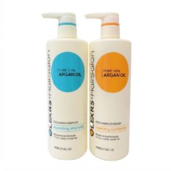 Bộ gội xả Hair Salon Argan Oil Collagen Complex Olexrs dưỡng tóc mềm mượt, kích thích mọc tóc và ngăn ngừa gãy rụng 500ml
