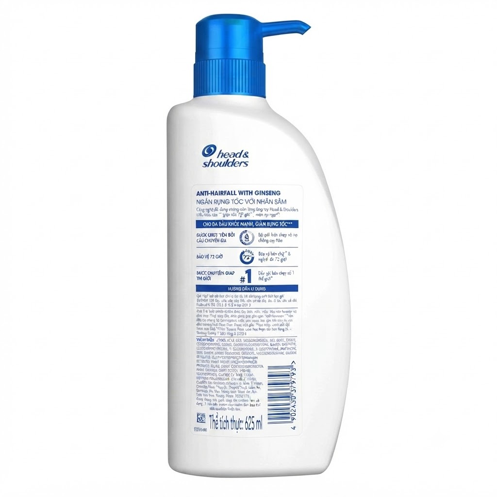 Dầu gội Anti HairFall Head & Shoulders làm sạch gàu, dưỡng da đầu giảm gãy rụng 625ml Dầu gội Anti HairFall Head & Shoulders làm sạch gàu, dưỡng da đầu giảm gãy rụng 625ml