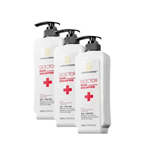 Dầu gội Doctor Hair Shampoo Laura Sunshine giảm rụng tóc, hỗ trợ tóc mọc, khỏe mạnh và bóng mượt hơn chai 500ml Dầu gội Doctor Hair Shampoo Laura Sunshine giảm rụng tóc, hỗ trợ tóc mọc, khỏe mạnh và bóng mượt hơn chai 500ml