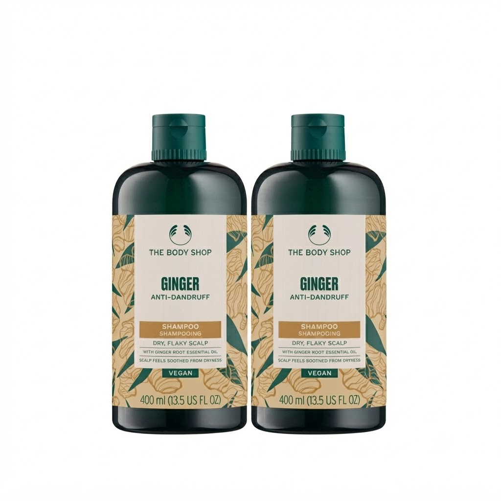Dầu gội Ginger Scalp Care Shampoo The Body Shop loại bỏ gàu, giúp tóc chắc khỏe mềm mượt 400ml Dầu gội Ginger Scalp Care Shampoo The Body Shop loại bỏ gàu, giúp tóc chắc khỏe mềm mượt 400ml