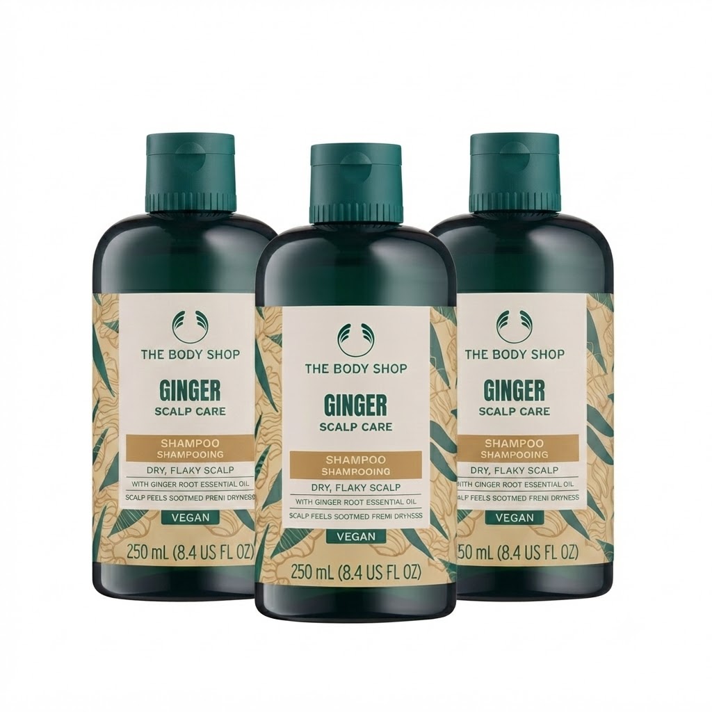 Dầu gội Ginger Scalp Care Shampoo The Body Shop loại bỏ gàu, giúp tóc chắc khỏe mềm mượt 400ml Dầu gội Ginger Scalp Care Shampoo The Body Shop loại bỏ gàu, giúp tóc chắc khỏe mềm mượt 400ml