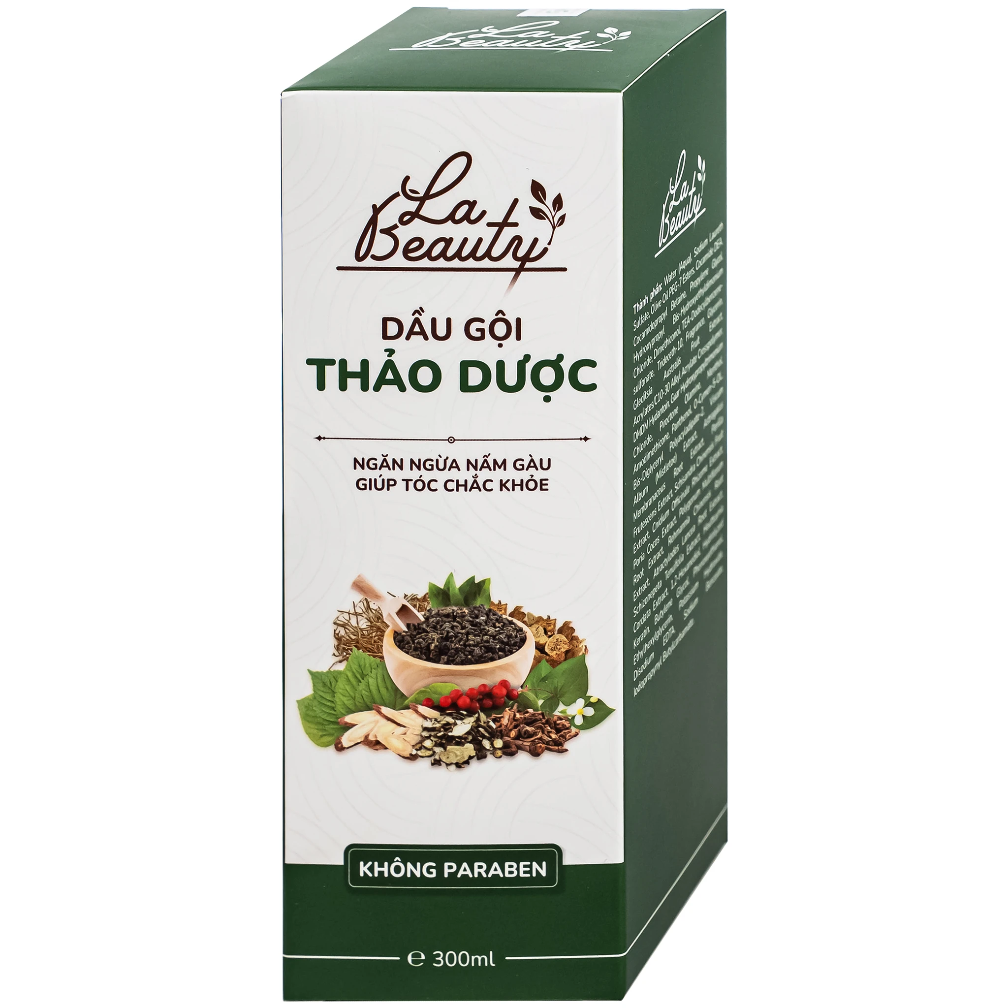 Dầu gội Thảo Dược La Beauty làm sạch tóc và da đầu, giảm gãy rụng, phục hồi hư tổn 300ml Dầu gội Thảo Dược La Beauty làm sạch tóc và da đầu, giảm gãy rụng, phục hồi hư tổn 300ml