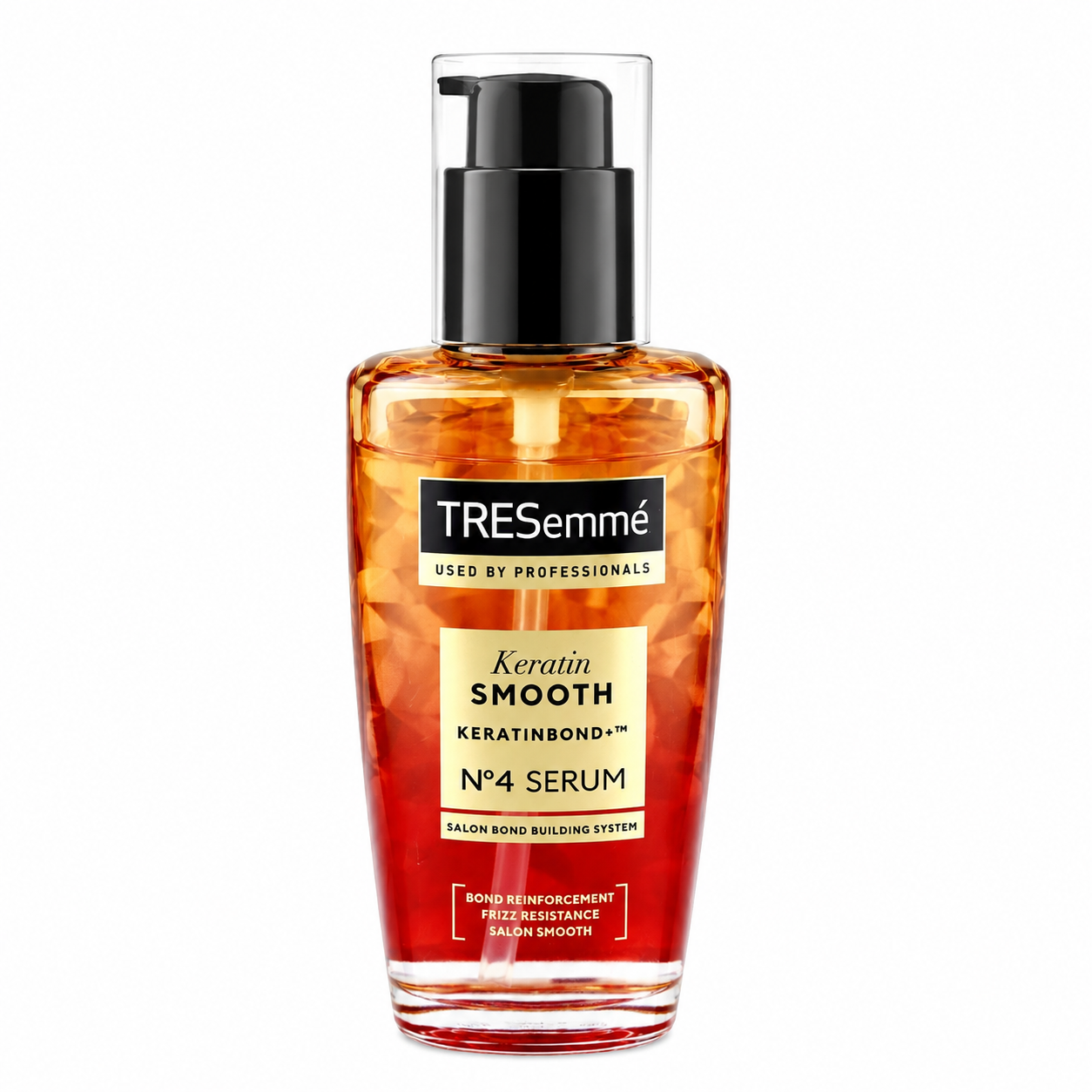 Serum dưỡng tóc Keratin Smooth Keratinbond+ No4 Serum TRESemmé hỗ trợ phục hồi tóc hư tổn, bảo vệ tóc khỏi tác động nhiệt và tạo kiểu chai 100ml Serum dưỡng tóc Keratin Smooth Keratinbond+ No4 Serum TRESemmé hỗ trợ phục hồi tóc hư tổn, bảo vệ tóc khỏi tác động nhiệt và tạo kiểu chai 100ml