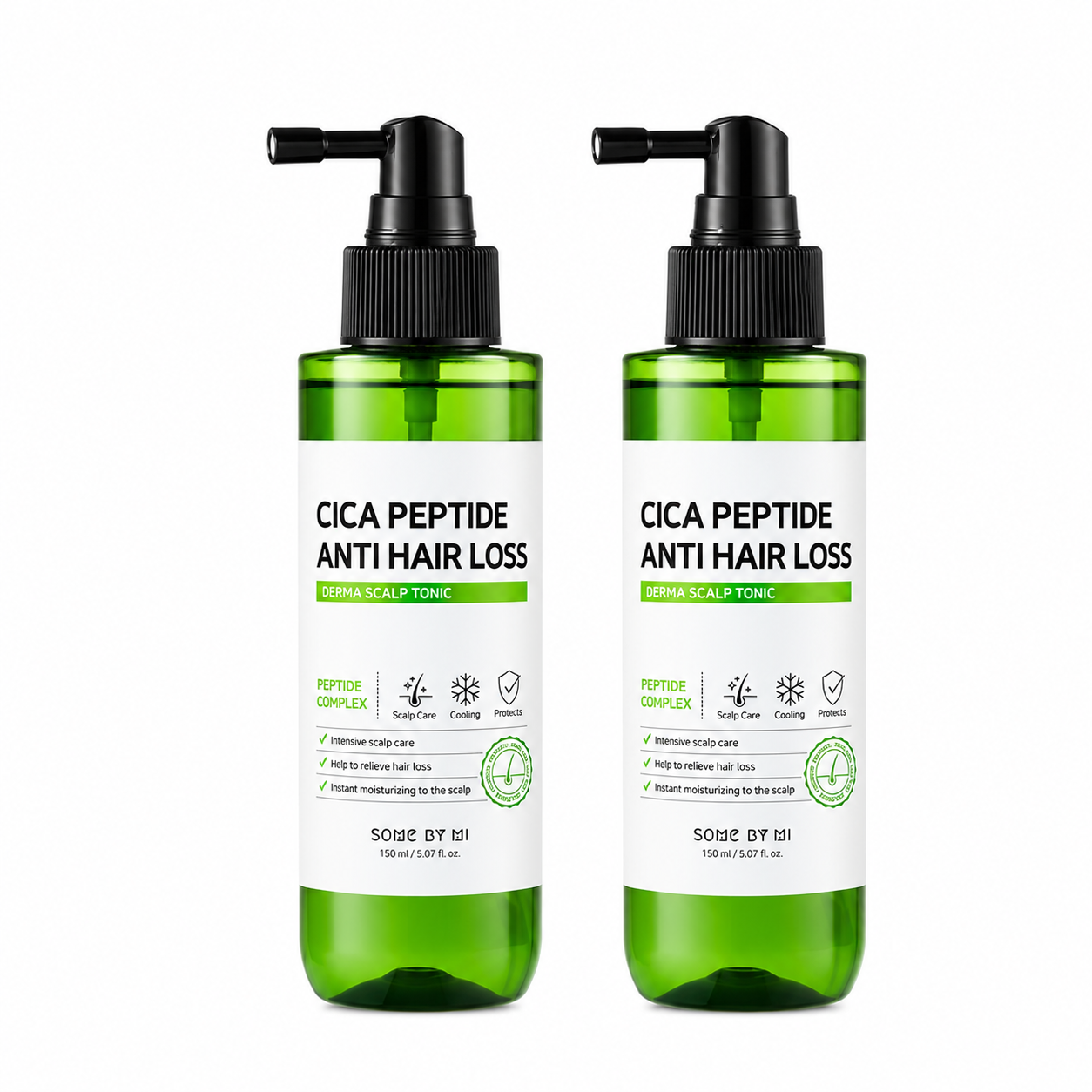Xịt dưỡng tóc Cica Peptide Anti Hair Loss Derma Scalp Tonic Some By Mi nuôi dưỡng tóc, giảm xơ rối gãy rụng giúp tóc chắc tóc chắc khỏe, bóng mượt 150mL Xịt dưỡng tóc Cica Peptide Anti Hair Loss Derma Scalp Tonic Some By Mi nuôi dưỡng tóc, giảm xơ rối gãy rụng giúp tóc chắc tóc chắc khỏe, bóng mượt 150mL