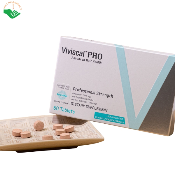 Viên uống hỗ trợ mọc tóc Viviscal PRO hỗ trợ kích thích mọc tóc (60 viên) Vien-uong-ho-tro-moc-toc-Viviscal-PRO-ho-tro-kich-thich-moc-toc-60-vien