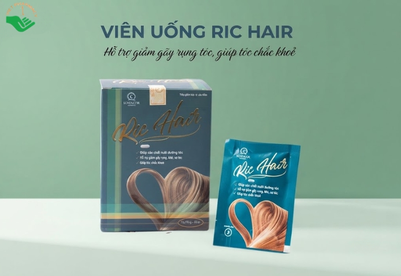 Vien-uong-Ric-Hair-ho-tro-giam-tinh-trang-toc-kho-xo-va-gay-rung-Hop-15-goi