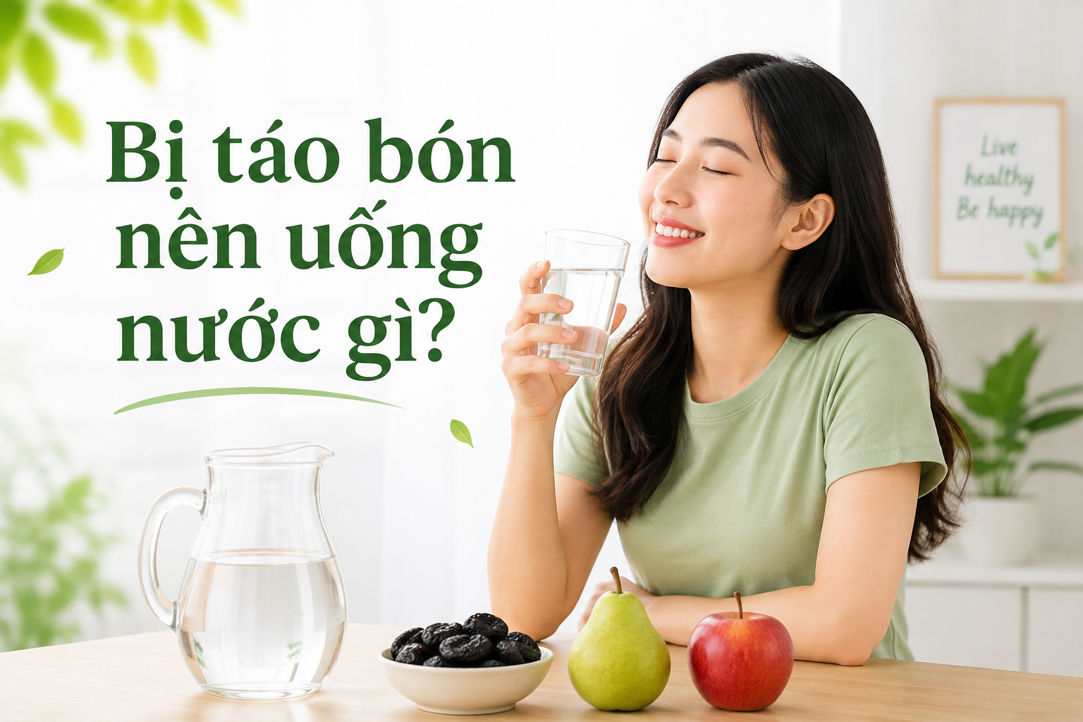 Bị táo bón nên uống nước gì? 8 loại đồ uống giúp hỗ trợ đi ngoài dễ hơn
