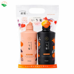 Bộ dầu gội Ichikami Kracie ngăn rụng tóc, phục hồi tóc hư tổn (Chai 550ml)