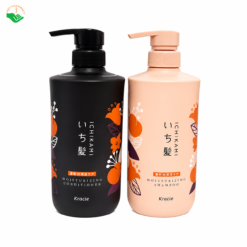 Bộ dầu gội Ichikami Kracie ngăn rụng tóc, phục hồi tóc hư tổn (Chai 550ml)