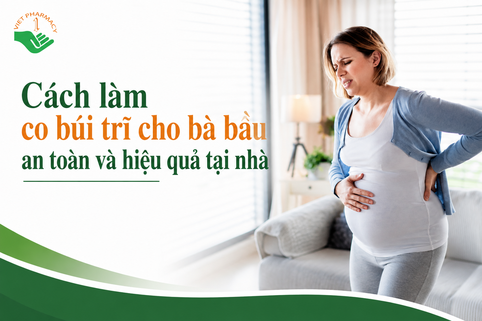 Cách làm co búi trĩ cho bà bầu an toàn và hiệu quả tại nhà
