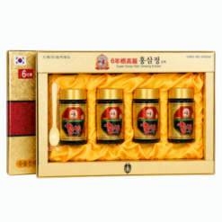 Hồng sâm 6 năm tuổi Hàn Quốc Goryeo (Hộp 4 lọ x 250g)