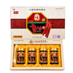 Hồng sâm 6 năm tuổi Hàn Quốc Goryeo (Hộp 4 lọ x 250g)