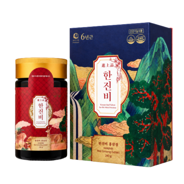 Cao hồng sâm HANJINBI Red Ginseng Extract (Hộp 4 lọ x 250g)