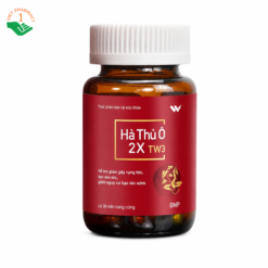 Hà Thủ Ô TW3 hỗ trợ giảm nguy cơ tóc bạc sớm, gãy rụng tóc (Hộp 30 Viên)