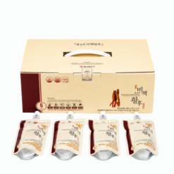 Nước hồng sâm Hongsamjin Bichaek Hwanghu Daedong (Hộp 20 túi x 120ml)