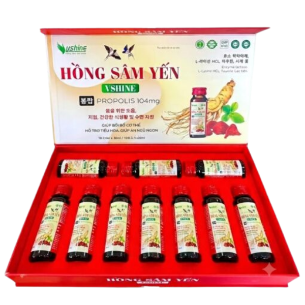 nuoc-boi-bo-co-the-hong-sam-yen-vshine-hop-10-lo-x-30ml Vshine