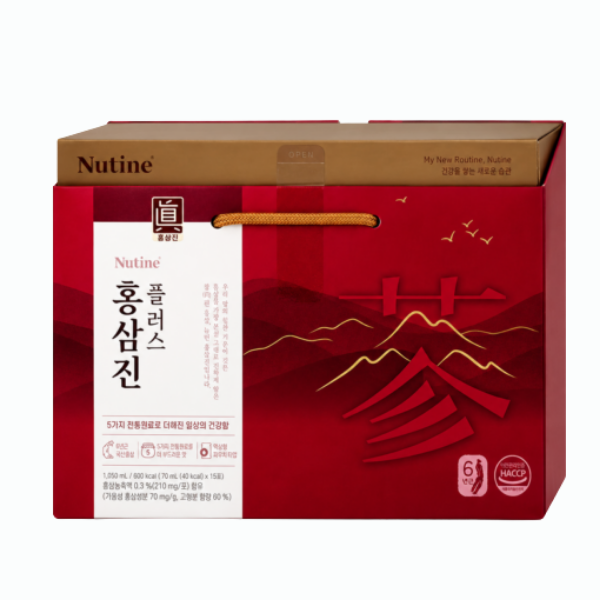 nuoc-hong-sam-hongsamjin-plus-hop-15-goi-x-70ml (2) Nước hồng sâm Hongsamjin Plus Nutine (Hộp 15 gói x 70ml)
