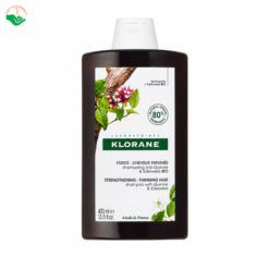 Dầu gội Quinine và Organic Edelweiss Bio Klorane hỗ trợ giảm rụng tóc, kích thích tóc chắc khỏe (Chai 400ml)